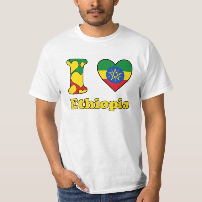 Camiseta I love Ethiopia (Frente)