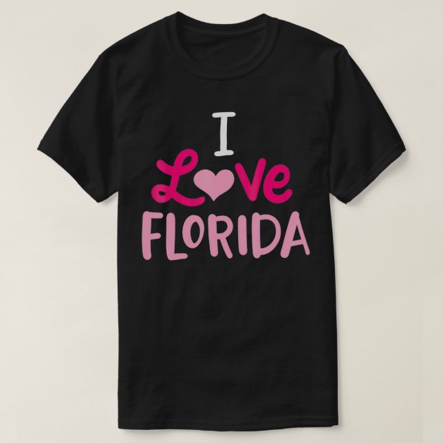 Camiseta I Love Florida  (Frente do Design)