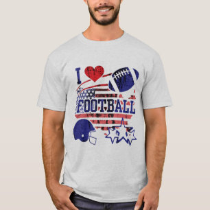 Camiseta I Love Football (Futebol Americano)
