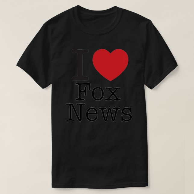Camiseta I LOVE Fox News Essential T-Shirt (Frente do Design)