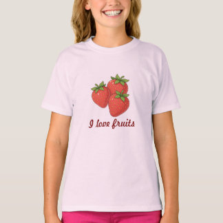 Camiseta " I love fruits" T-shirt