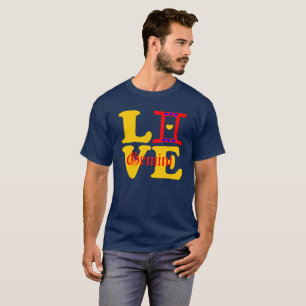 Camiseta ♊¨ 😍 I Love Gemini-Best-Zodiac Sign Basic Loose A