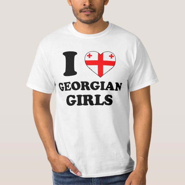 Camiseta I love Georgian Girls (Frente)