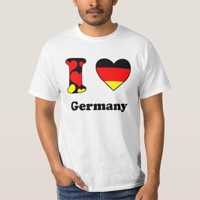 Camiseta I love Germany (Frente)