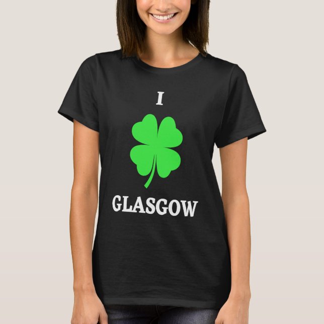 CAMISETA I LOVE GLASGOW (Frente)