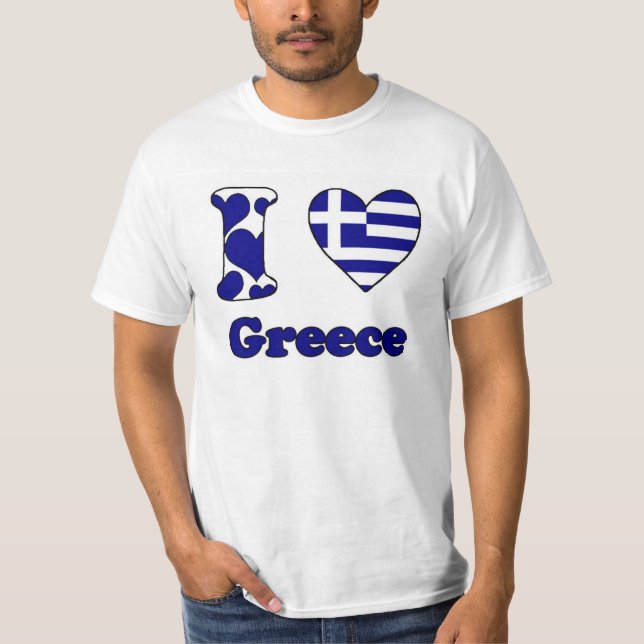 Camiseta I love Greece (Frente)