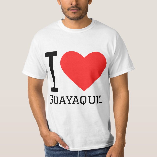 Camiseta I love guayaquil (Frente)