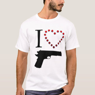 CAMISETA I LOVE GUN
