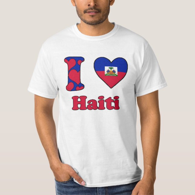 Camiseta I love Haiti (Frente)