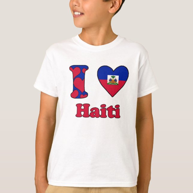 Camiseta I love Haiti (Frente)