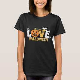Camiseta I LOVE Halloween Spooky