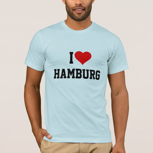 Camiseta I Love Hamburg (Frente)