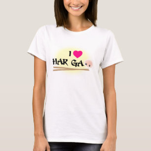 Camiseta I Love Har Gao (camarão dobrando) T-Shirt