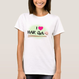 Camiseta I Love Har Gao (camarão dobrando) T-Shirt