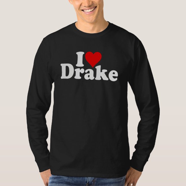 CAMISETA I LOVE HEART DRAKE (Frente)