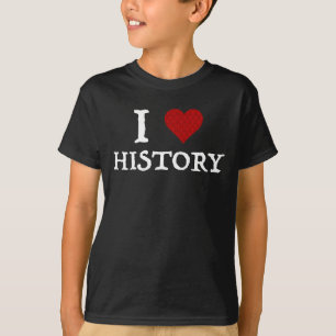 Camiseta I Love (Heart) History