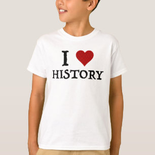 Camiseta I Love (Heart) History