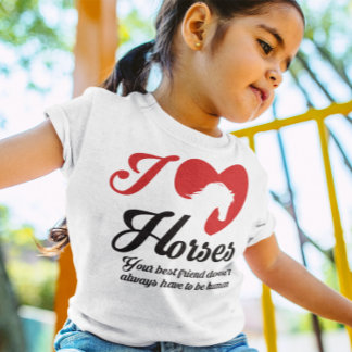 Camiseta I Love/Heart Horses