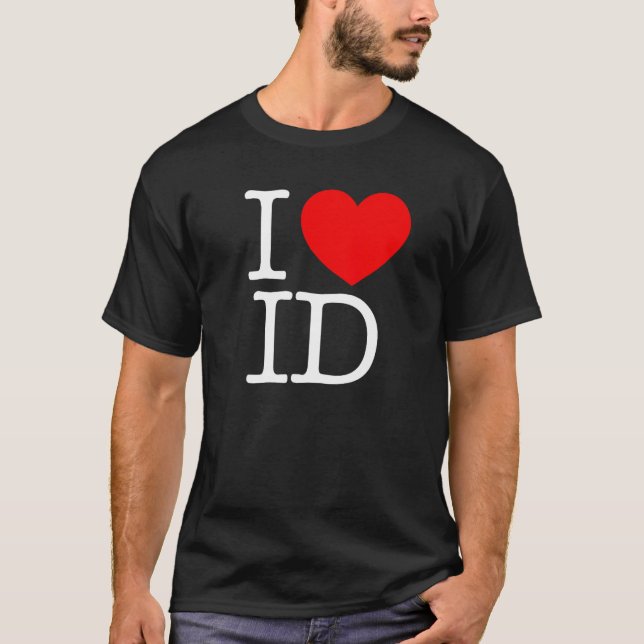 Camiseta I Love (Heart) ID (Frente)