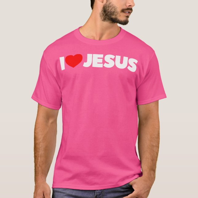 Camiseta I Love (Heart) Jesus (Frente)