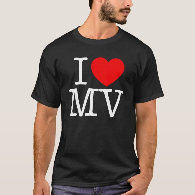 Camiseta I Love (Heart) MV (Frente)