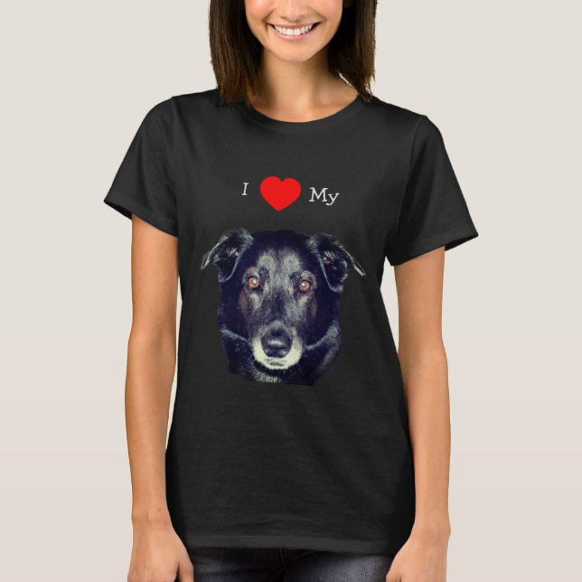 Camiseta I Love Heart My Labrador Retriever  (Frente)