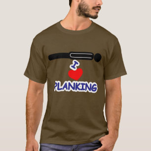 Camiseta I Love (Heart) Planking