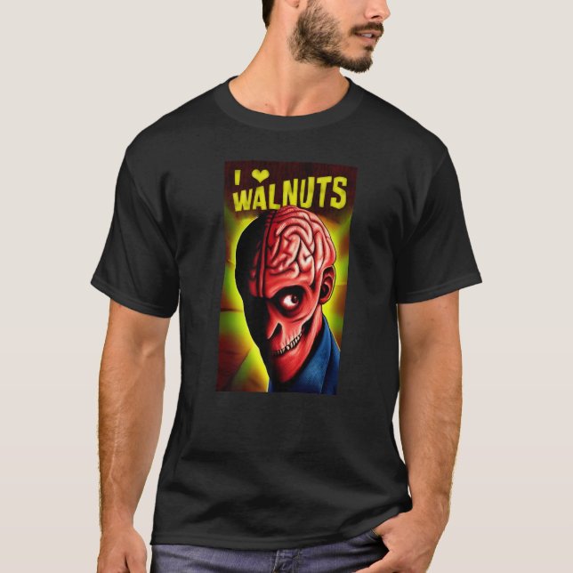 Camiseta I love heart walnuts (Frente)