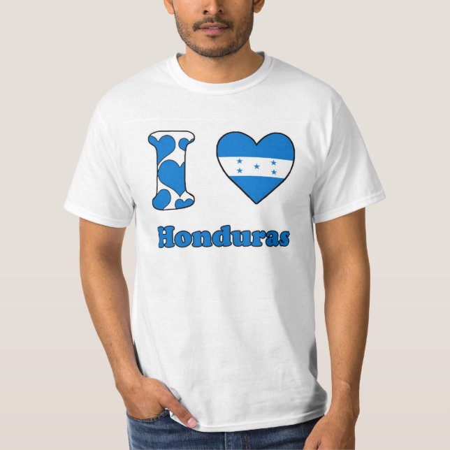 Camiseta I love Honduras (Frente)