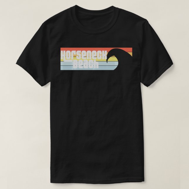 Camiseta I Love Horseneck Beach Massachusetts MA Beach Wave (Frente do Design)