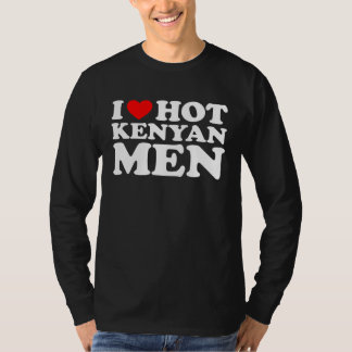 Camiseta I Love Hot Kenyan Men