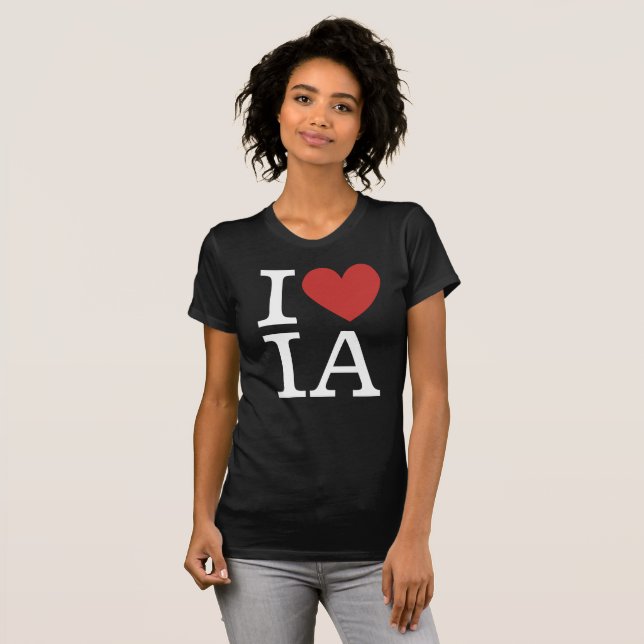 Camiseta I ❤️ Love IA - Internal Audit Dept. (Frente Completa)