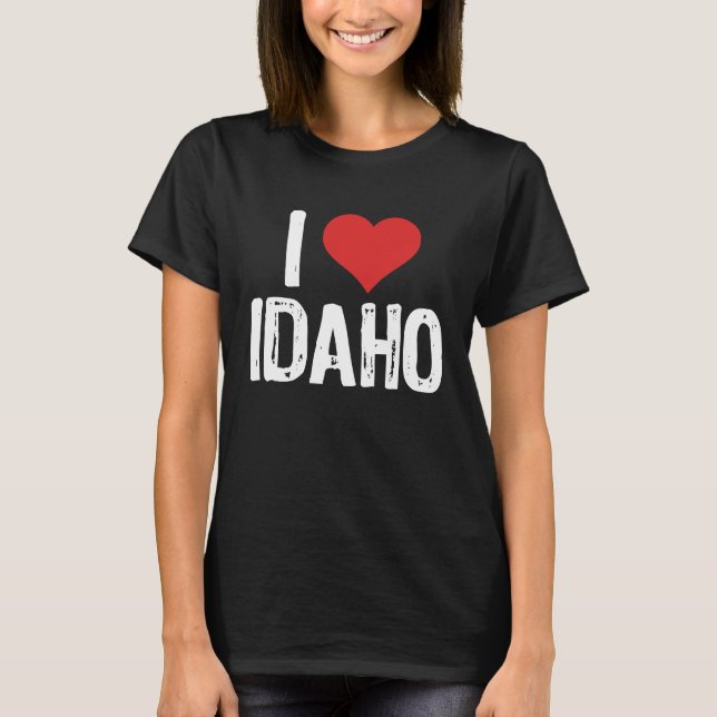 Camiseta I Love Idaho (Frente)