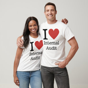 Camiseta I ❤️ Love Internal Audit (for Employeers) CUSTOM