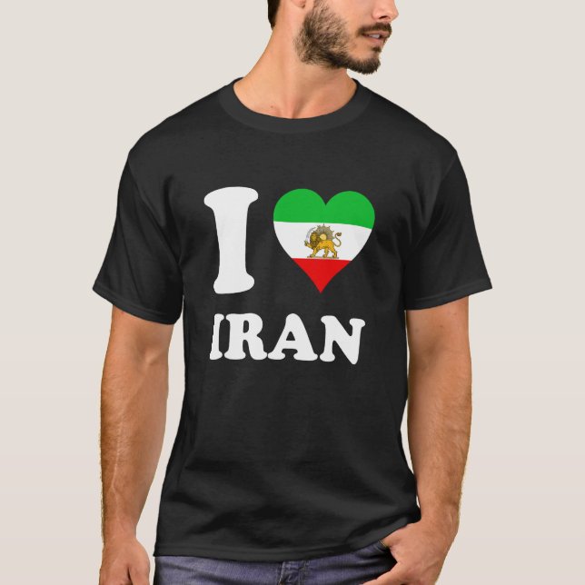 Camiseta I Love Iran Lion (Frente)