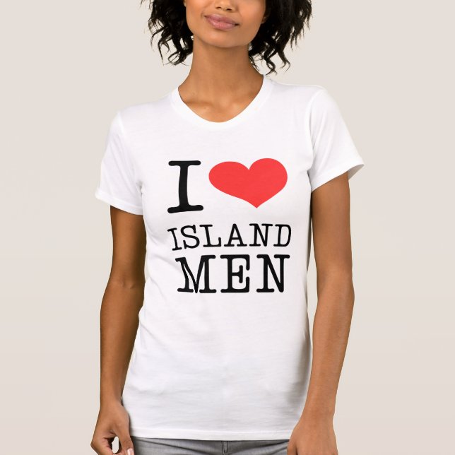 Camiseta I Love Island Men T-Shirt (Frente)