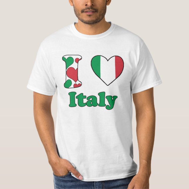 Camiseta I love Italy (Frente)