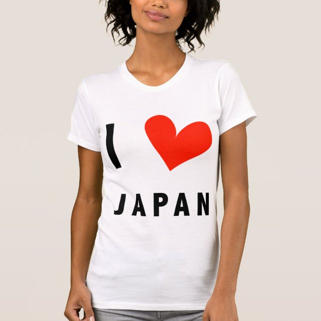 Camiseta I LOVE JAPAN T-Shirt (Frente)