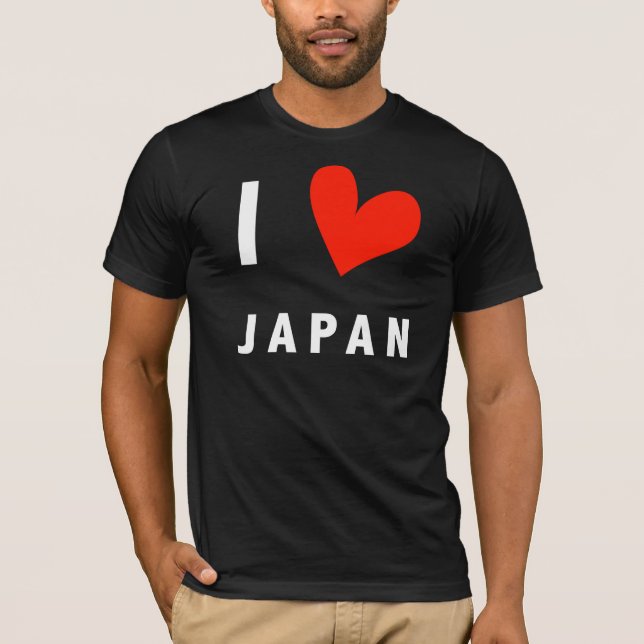 Camiseta I LOVE JAPAN T-shirt (Frente)