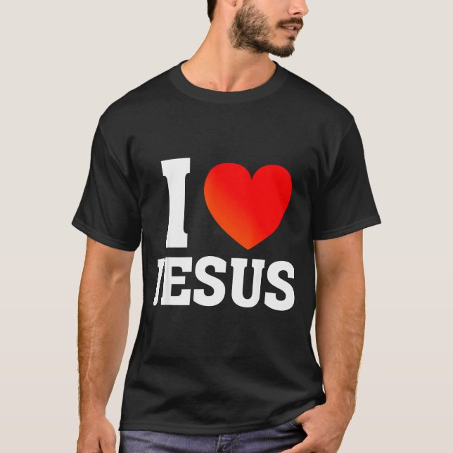 Camiseta I Love Jesus  (Frente)