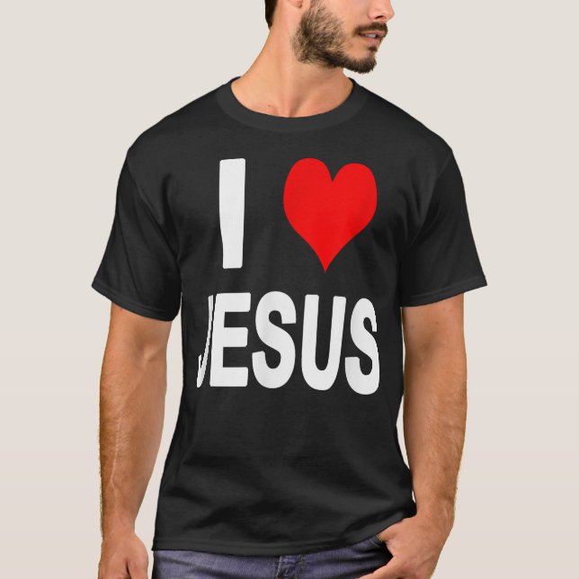 Camiseta I Love Jesus  (Frente)
