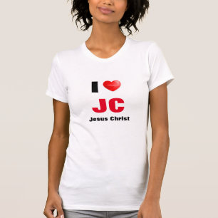 Camiseta I love Jesus Christ