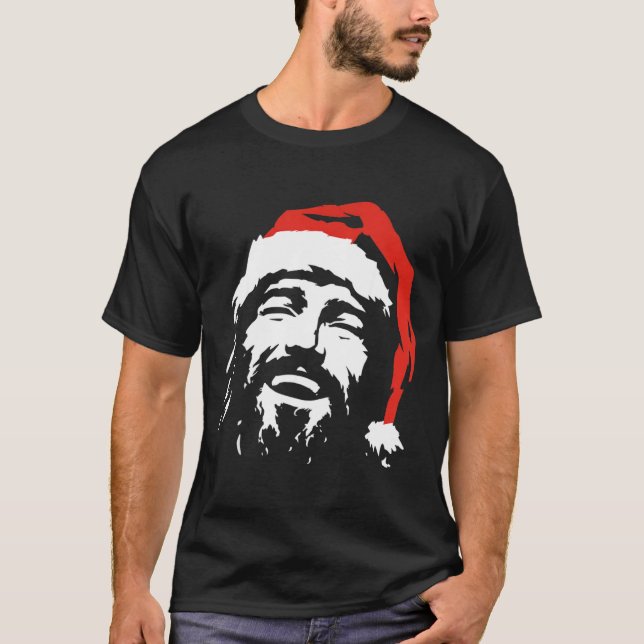 Camiseta I Love Jesus Christmas Green  (Frente)