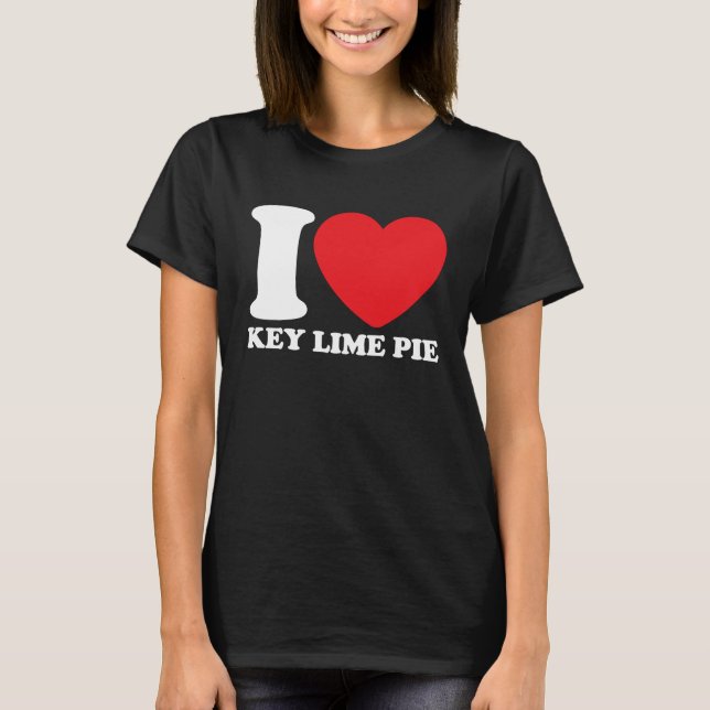 Camiseta I Love Key Lime Pie (Frente)