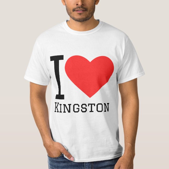 Camiseta I love Kingston  (Frente)
