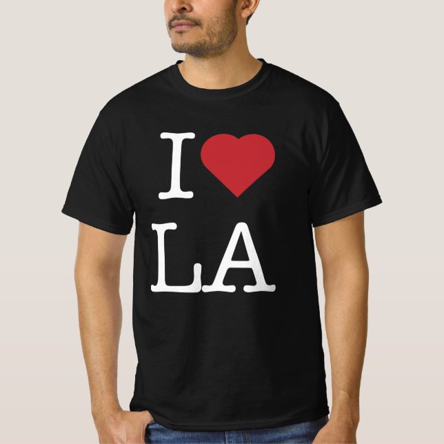 Camiseta I love LA (Los Angeles) (Frente)
