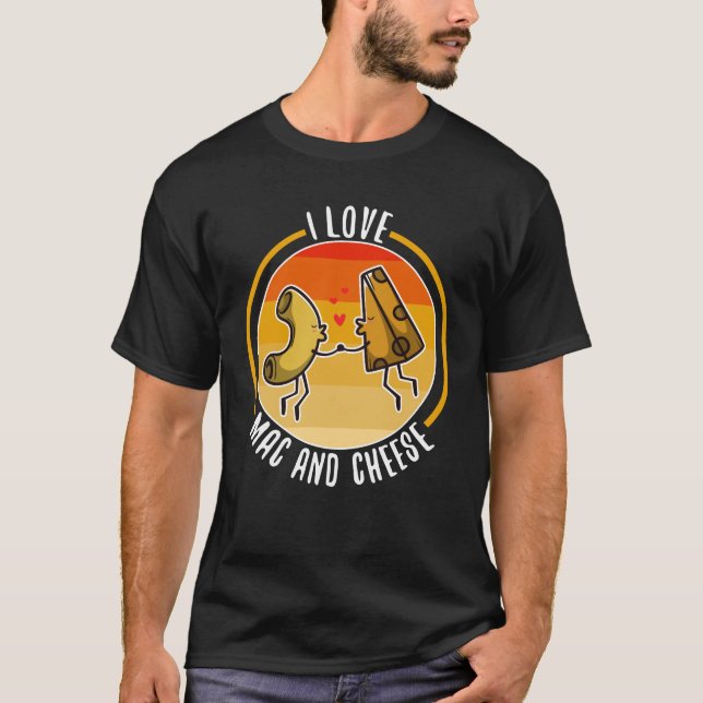 Camiseta I Love Mac and Cheese (Frente)
