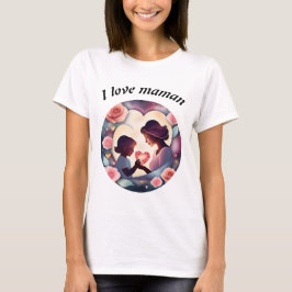 Camiseta I love maman