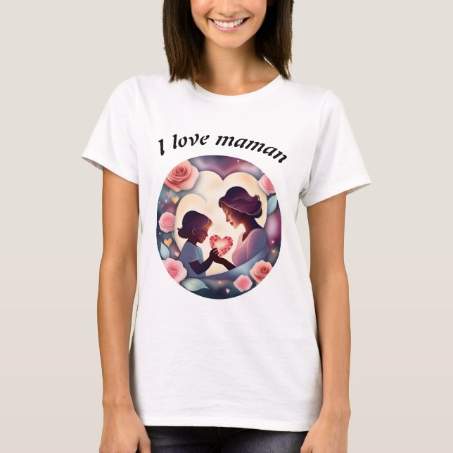 Camiseta I love maman (Frente)