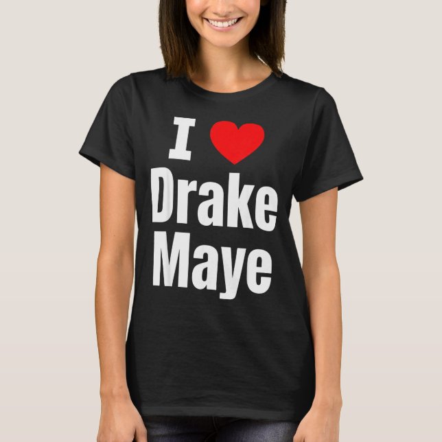 Camiseta I Love Maye Football Fan  (Frente)